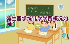 荷兰留学统计学学费概况如何？