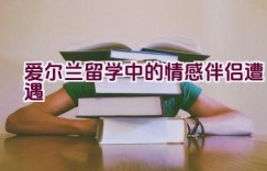 爱尔兰留学中的情感伴侣遭遇