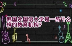 韩国外国语大学是一所什么样的教育机构？