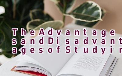 The Advantages and Disadvantages of Studying in Canada插图